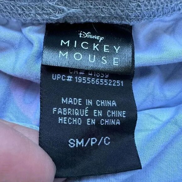 Disney Mickey Mouse Pluto Donald Duck Jogger Loungewear Sleep Pants SZ S #2150 - Picture 7 of 10